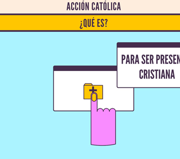 Fotograma de un vídeo realizado para el secretariado diocesano de Acción Católica